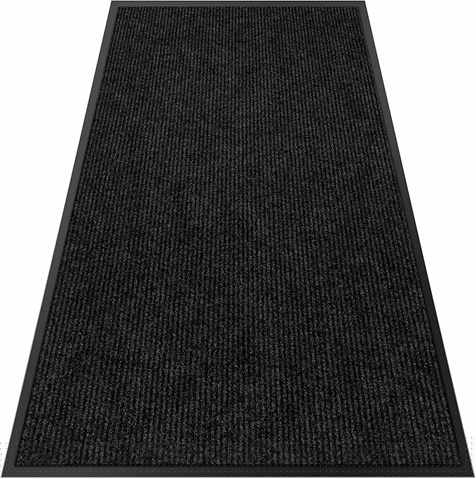 4′ x 61′ Front Door Mat Indoor Outdoor Entrance, Commercial Floor Mat Heavy Duty Dirt Trapper Entryway Doormat, Custom Size Non Slip Rubber Backing Welcome mat, Door Mat for High Traffic Area