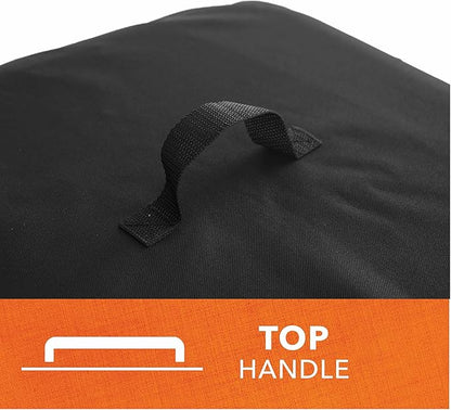 Modern Leisure 2974 Basics Walk-A-Bout Charcoal Grill Cover (21.5 L x 21.5 D x 14.5 H inches) Water-Resistant, Black