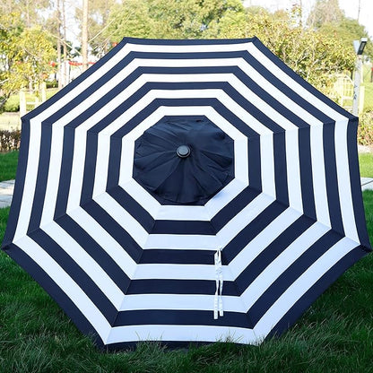 9' Outdoor Patio Umbrella, Outdoor Table Umbrella, Yard Umbrella, Market - Image 4
