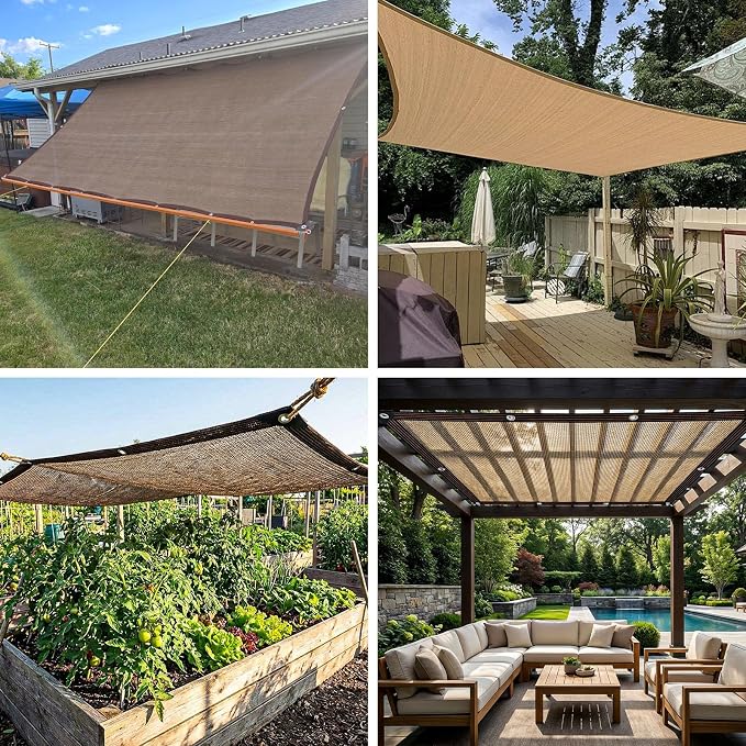 80% Shade Cloth, Durable Mesh Tarp - Image 7