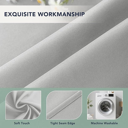 Outdoor Curtains for Patio Waterproof, 6 Drape Panels, Sun Shades | Privacy & - Image 5