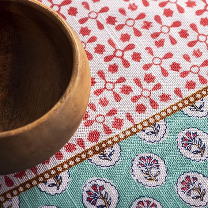 Maison d' Hermine Table Cloth Rectangle Table 100% Cotton 70 x 140 Inches Tablecloth Reusable Decorative Everyday Use for Dining Room, Farmhouse, Home Party, Festive & Wedding Spring Summer - Provence