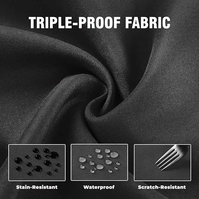 Set of 6 Outdoor Curtains for Patio Waterproof, Breathable Grommet Panels for - Image 6