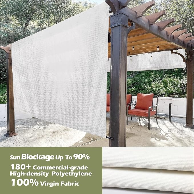 Alion Home Custom HDPE Permeable Canopy Sun Shade Cover Replacement - Image 2