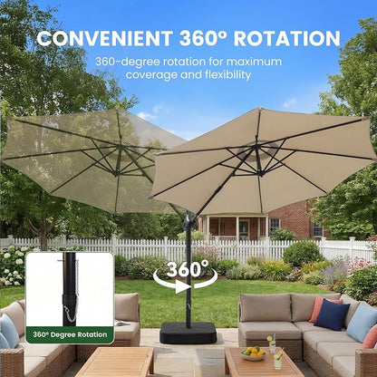 10ft Outdoor Umbrellas for Patio - Image 5