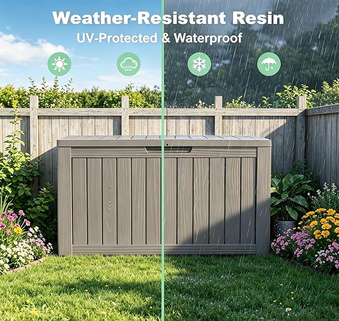 150 Gallon Resin Deck Box, Package Delivery Box - Image 4