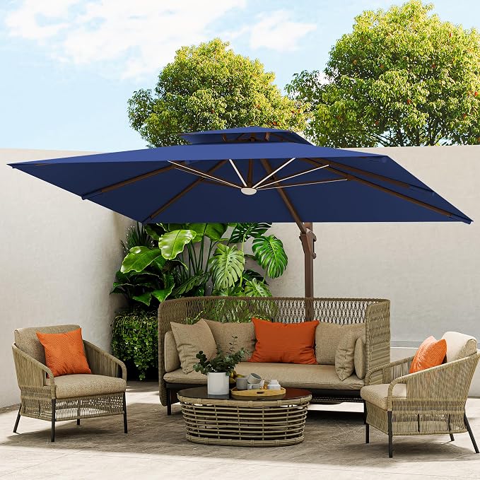 10x13FT Cantilever Patio Umbrella by MEVBC