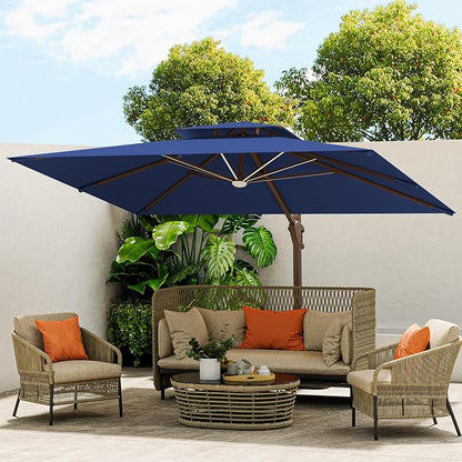 10x13FT Cantilever Patio Umbrella by MEVBC