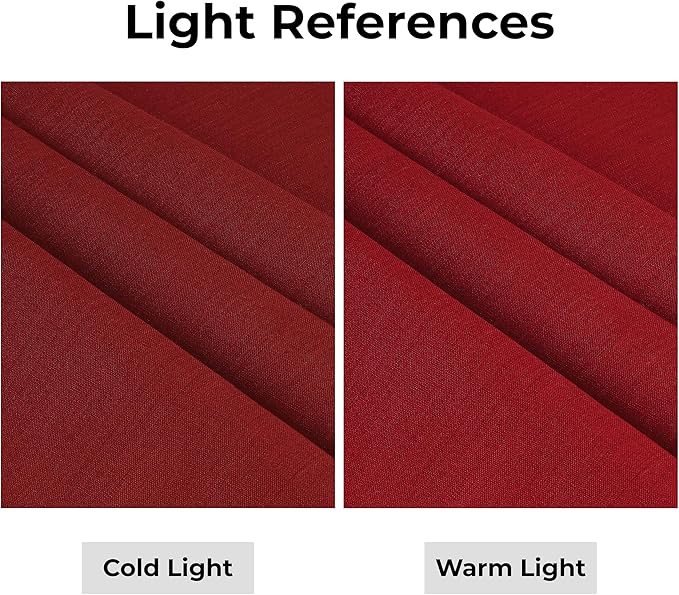 D'Moksha Homes Linen Red Table Runner 132 Inches Long - 100% Pure Linen Extra Long Table Runner 14 x 132 Inch for Valentines, Holiday - Machine Washable