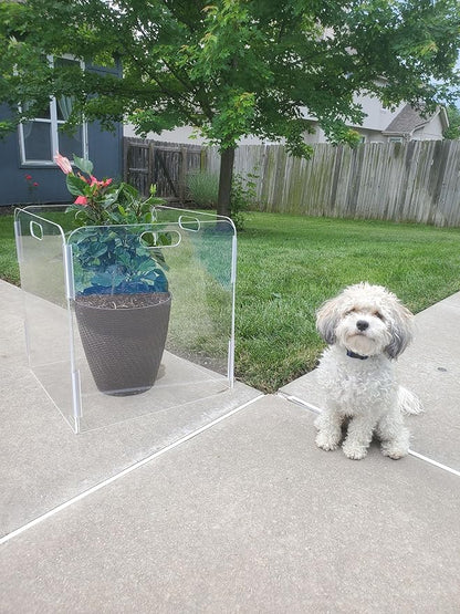 Pet Barrier (4-Panel) | Free-Standing Pet Gate | Foldable | Protect Your Indoor Living Spaces, Decorations, and Important Items from Pets | Made in The USA