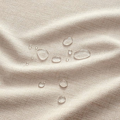 MIULEE Ivory-Black Linen Polyester Tablecloth 60x104 Inch Spring Rectangle Table Cloth Waterproof,Stain Resistant & Wrinkle Resistant for Dining Party Wedding