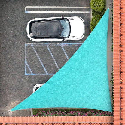 Royal Shade 12' x 17' x 20.8' Turquoise Triangle Sun Shade Sail Order to Make by RoyalShade