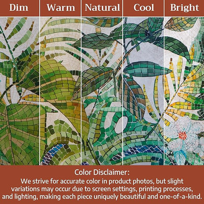 Maison d' Hermine Premium Table Cloth Square Table 100% Combed Cotton 70 x 70 Inches Tablecloth Reusable Decorative for Dining Room, Farmhouse, Home, Party, Festive & Wedding - Mosaic