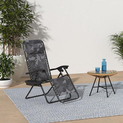 Best Choice Products Set of 2 Adjustable Steel Mesh Zero Gravity Lounge Chair - Image 2