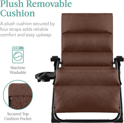 Best Choice Products Oversized Zero Gravity Chair, Folding Outdoor Patio - Image 4