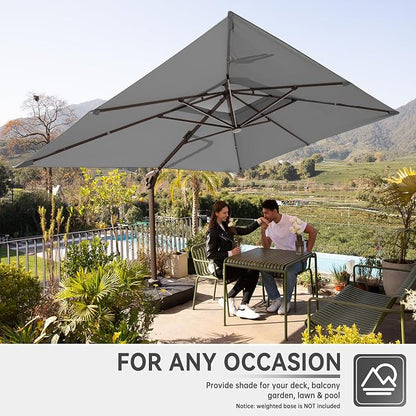 10x13FT Cantilever Patio Umbrella - Image 7