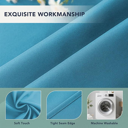 Outdoor Curtains for Patio Waterproof, 6 Drape Panels, Sun Shades | Privacy & - Image 5