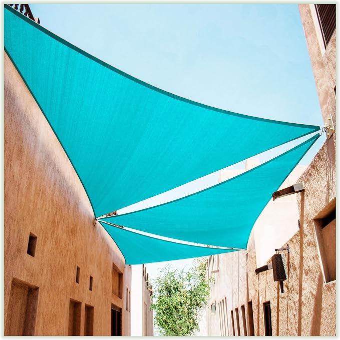 ColourTree CTAPT32 Custom Size Order to Make 9' x 12' x 15' Turquoise Right by ColourTree
