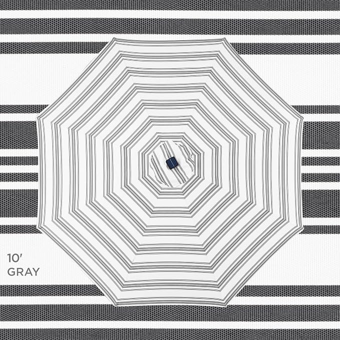 Best Choice Products 10ft Solar Polyester LED Lighted Patio Umbrella w/Tilt - Image 4