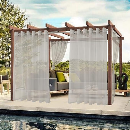 BONZER Waterproof Sheer Outdoor Curtains - Image 5