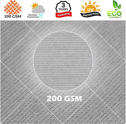 Royal Shade 14' x 20' x 24.4' Grey Right Triangle Sun Shade Sail Order to Make - Image 8