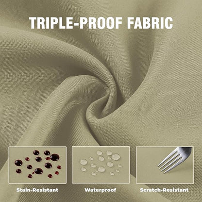 Set of 4 Outdoor Curtains for Patio Waterproof, Breathable Grommet Panels for - Image 6