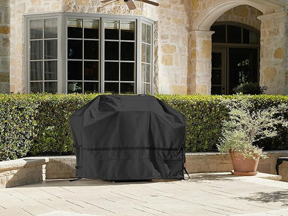 Covermates Grill Cover - Weather Resistant Outdoor Cover, Heavy Duty BBQ Covers for Large Outdoor Kitchen, Prestige 900D Polyester, 45 Inch, Black