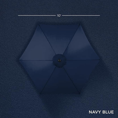 Best Choice Products 10ft Market Umbrella, Outdoor Sun Shade - Image 7