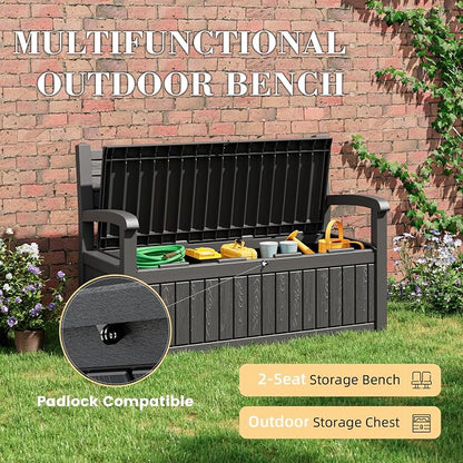 80 Gallon Lockable Deck Bench - Image 3