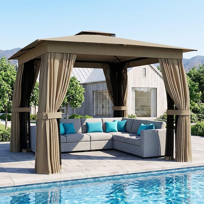 Outsunny 10' x 10' Outdoor Patio Gazebo by Outsunny