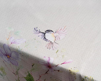 Maison d' Hermine Table Cloth Square Table 100% Cotton 54 x 54 Inches Tablecloth Reusable Decorative for Dining Room, Farmhouse, Home, Party, Festive & Wedding Spring Summer - Magnolia Mornings