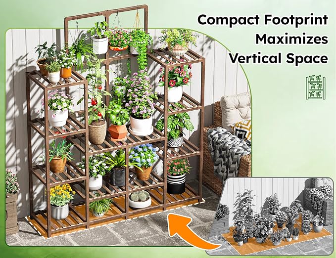 EnHomee 62.2" Large Plant Stand - Image 6