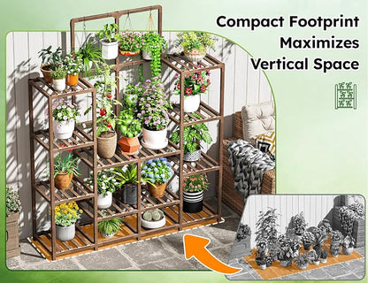 EnHomee 62.2" Large Plant Stand - Image 6