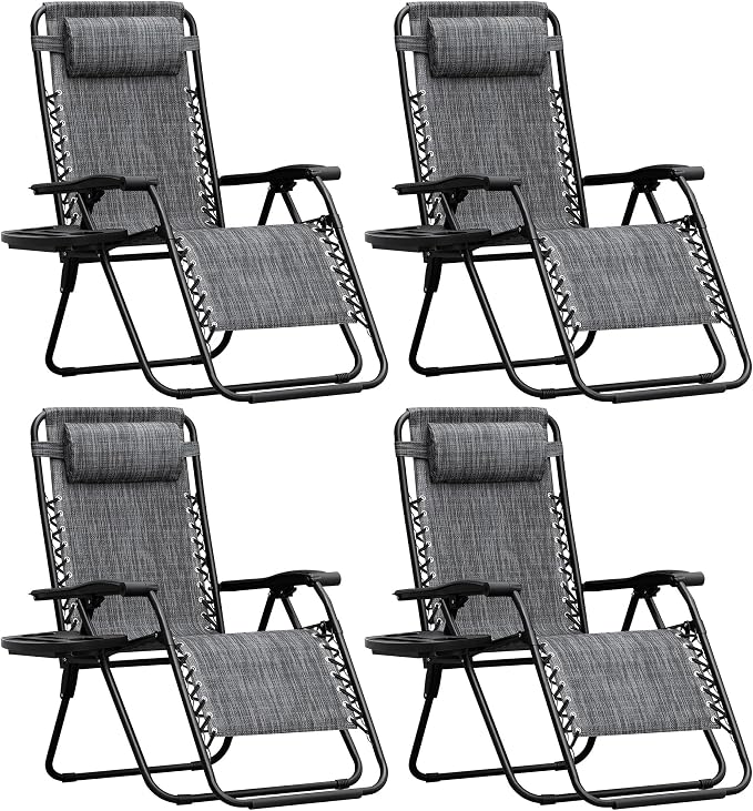 Homall Zero Gravity Chair Patio Folding Lawn Lounge Reclining Chair | by Homall