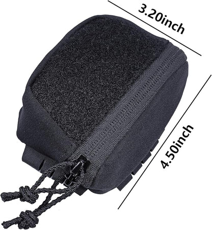 Tactical NVG Battery Pouch Helmet Mounted, Counter Weight Pouch GP Balance Retention for Fast MK1 PJ Airsoft Helmet