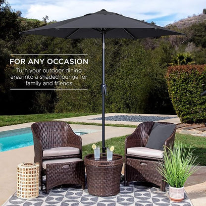 Best Choice Products 7.5ft Heavy-Duty Round Outdoor Market Table Patio Umbrella - Image 3
