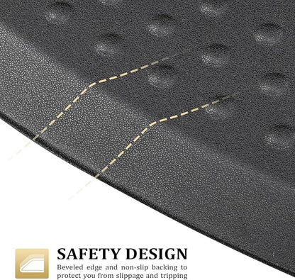 3.3' x 5' Salon Anti Fatigue Mat for Hair Stylist 1'' Thick, Comfort Barber Shop Beauty Floor Mats Under Styling Chair