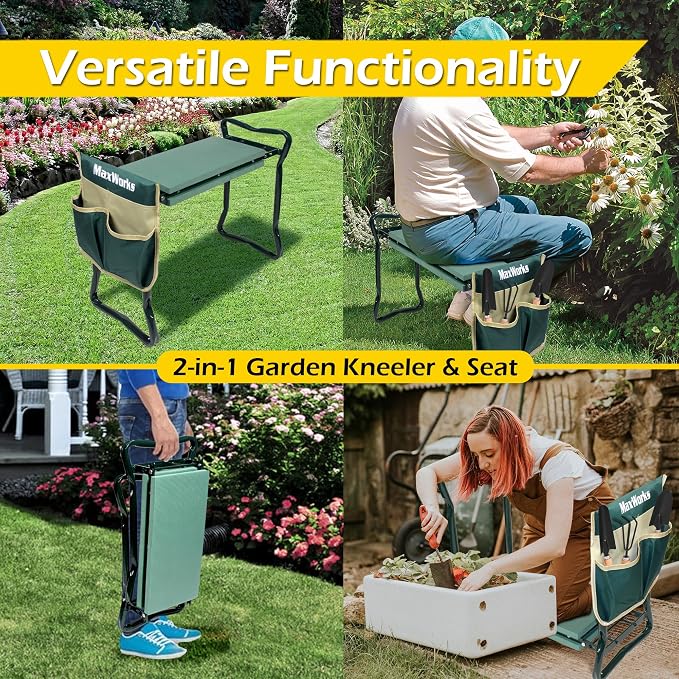 MaxWorks 50921 Folding Garden Kneeler Stool - Image 7