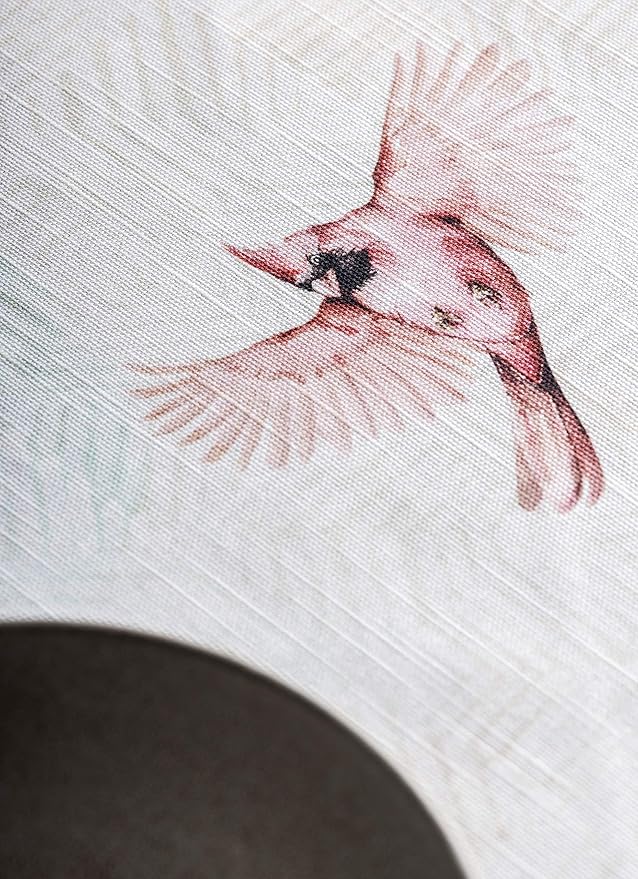 Maison d' Hermine Table Cloth Square Table 100% Cotton 54 x 54 Inches Tablecloth Reusable Decorative Everyday Use for Dining Room, Farmhouse, Home Party, Festive & Wedding Spring Summer - Flying Birds