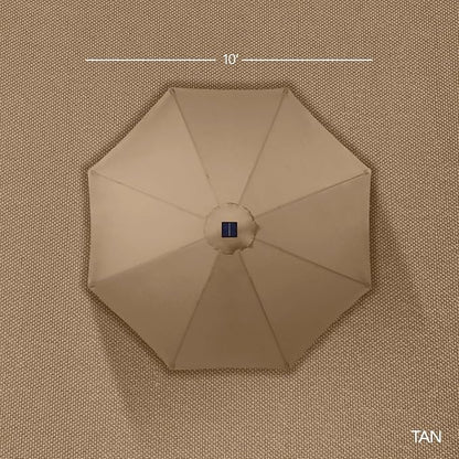Best Choice Products 10ft Offset Cantilever Hanging Market Patio Umbrella - Image 8