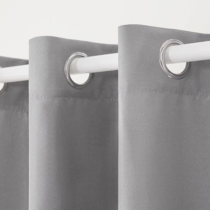 TOWN & COUNTRY BASICS Cabana Solid Heavyweight Indoor Outdoor Curtains - Image 3