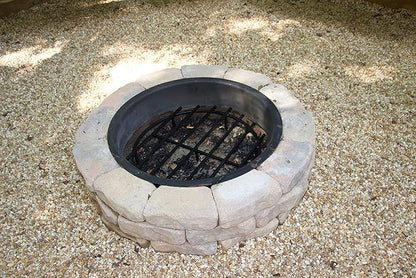 SteelFreak Classic Round Fire Pit Grate, 36 Inch Diameter - Made in The USA