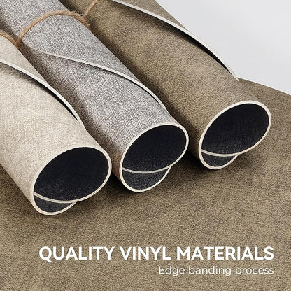 13" Round Placemats Set of 4, NCUE Dual-Sided Faux Leather Heat Resistant Table Mats, Waterproof Oilproof Washable Protective Table Placemats with Coaster, Wipeable Vinyl for Indoor & Outdoor Use