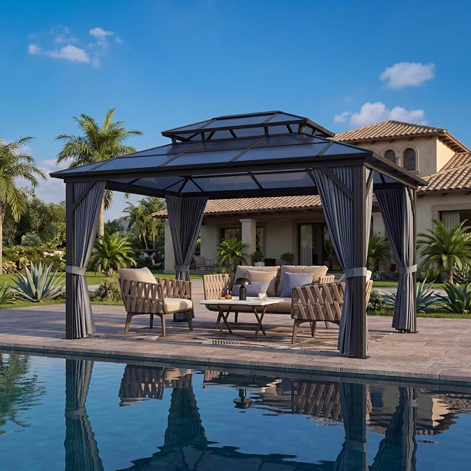 GAOMON 10'x12' Hardtop Gazebo by GAOMON
