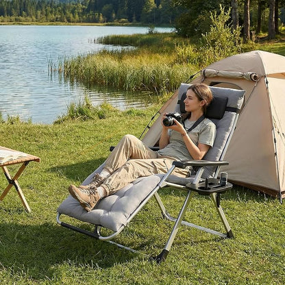 Premium Outdoor Chaise Lounge Chairs, Oversized Zero Gravity Chair, Lawn Chair - Image 7