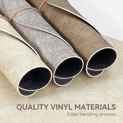 13" Round Placemats Set of 4, NCUE Dual-Sided Faux Leather Heat Resistant Table Mats, Waterproof Oilproof Washable Protective Table Placemats with Coaster, Wipeable Vinyl for Indoor & Outdoor Use