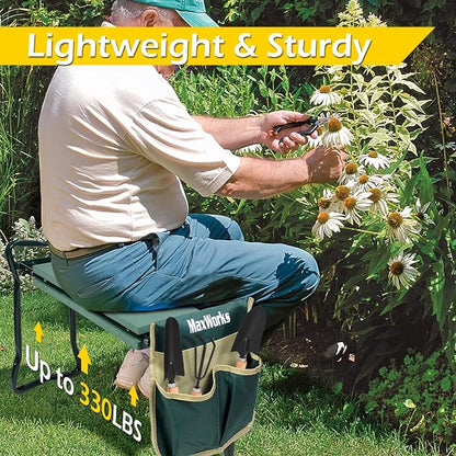 MaxWorks 50921 Folding Garden Kneeler Stool - Image 4