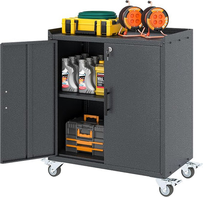 GAIOUS 35.6'' Tall Metal Garage Storage Cabinet - Image 8