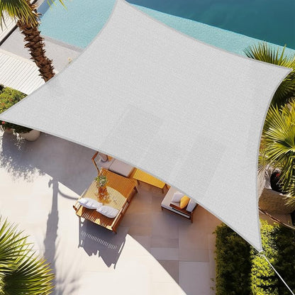 Shade&Beyond 15'x16' Sun Shade Sail Canopy Rectangle, UV Block Breathable by ShadeBeyond