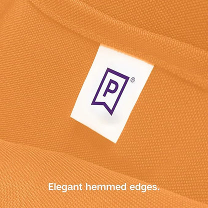 Gee Di Moda Rectangle Tablecloth - 70 x 120 Inch Orange Table Cloth for 6 or 8 Foot Rectangle Tables - Heavy Duty Washable Fabric - for Holiday Party, Dinner, Weddings, Baby Shower & Events